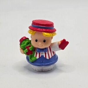 Fisher Price Little People Figures Lot Farmer Girl Frog Animal Toys Mattel